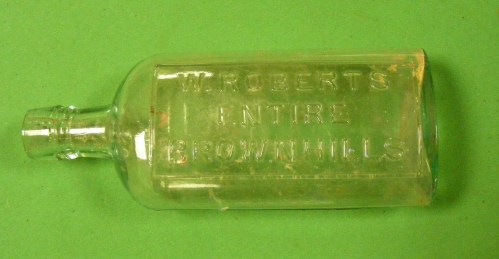 Clear Eliptical Bottle