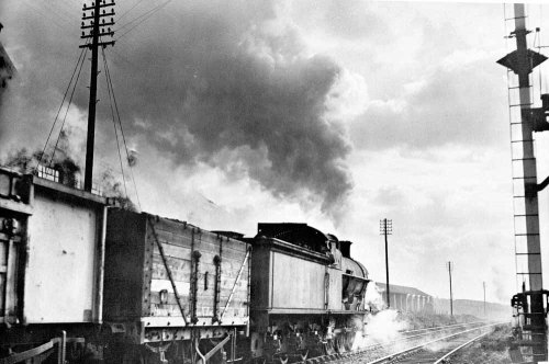 Coal train leaving W Cannock RPS