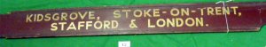 12Finger board LMS Kidsgrove, Stoke-on-Trent, Stafford, London LMS R1.S3