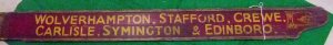 15Finger board LMS Wolverhampton, Stafford, Symington, Edinboro LMS R1.S3 