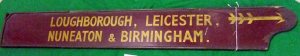 17Finger board BR Loughborough, Leicester, Nuneaton & Birmingham BR R1.S3